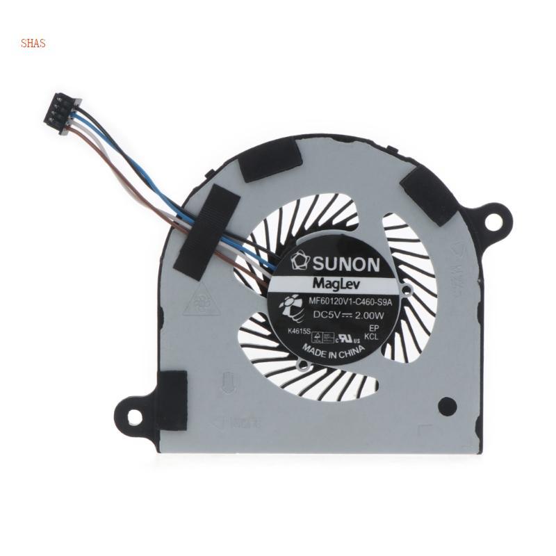Shas USB Power CPU Cooler พัดลมหม้อน้ําแล็ปท็อปสําหรับ Dell Latitude 7480 E7480 7490 E7490