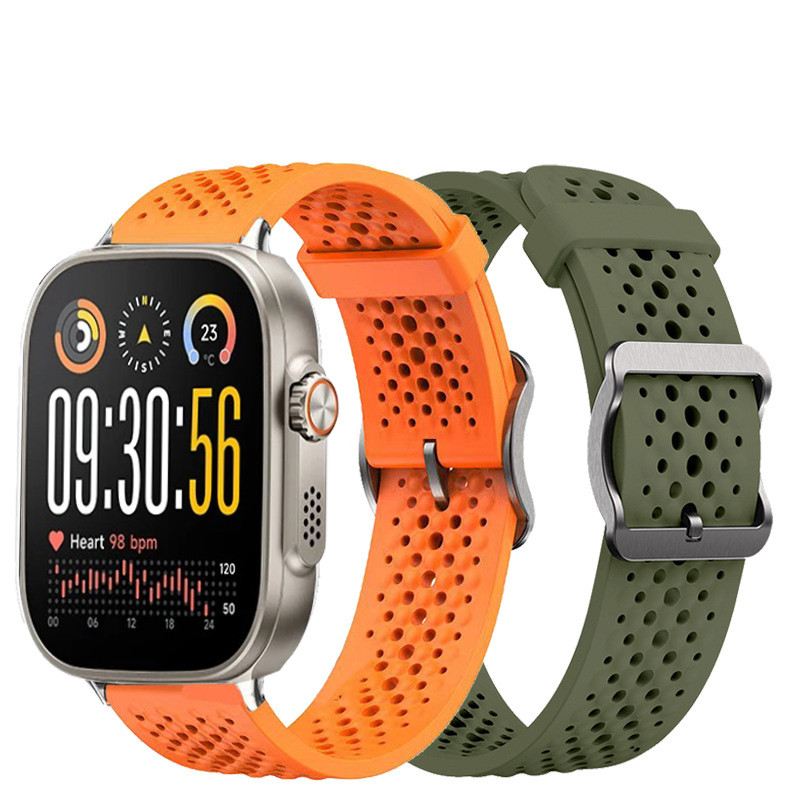 สายซิลิโคนสำหรับ Realme Watch 5 22 มม. สายรัดข้อมือแบบสปอร์ต Breathe Bracelet สำหรับ Realme 5 สายนาฬิกา อุปกรณ์เสริม Correa