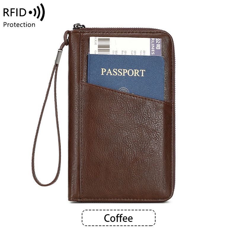 RFID พาสปอร์ต กระเป๋าพาสปอร์ต พาสปอร์ต RFID กันสัญญาณแม่เหล็ก กระเป๋าเดินทางซิป กระเป๋าเอกสาร ถุงเก็