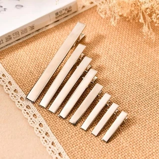คลิปเดี่ยว 30-78 มม ง่ามจระเข้ ฟันการตั้งค่า กิ๊บติดผม กิ๊บติดผม DIY ฐานทำเครื่องประดับ( 20 ชิ้น )