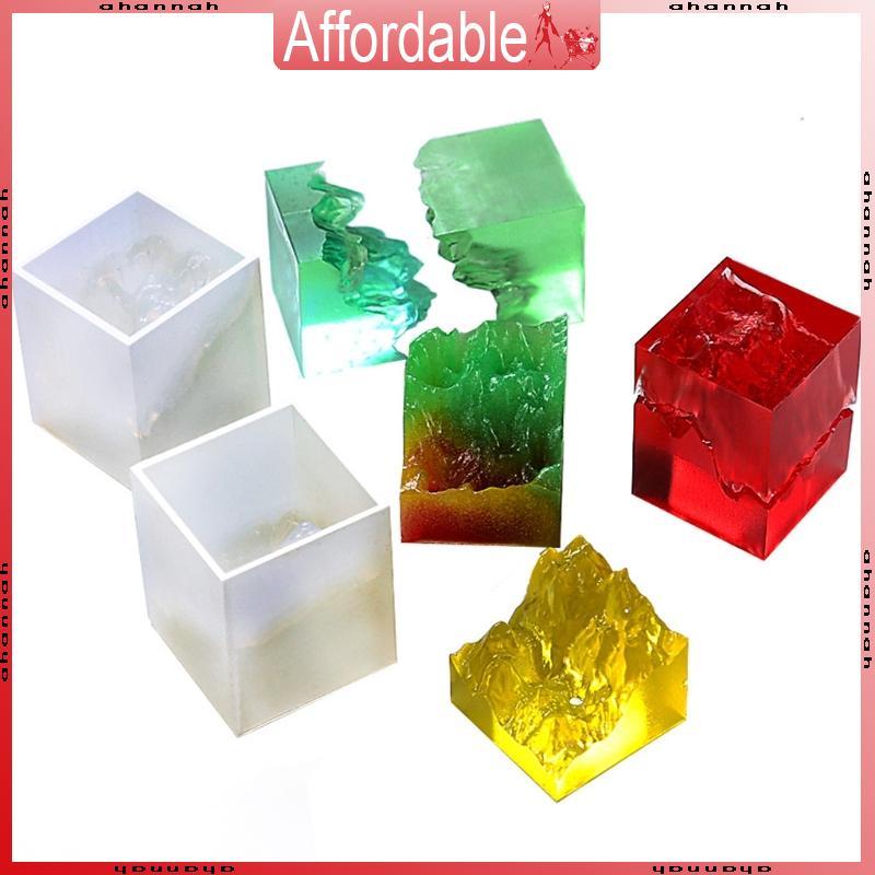 AH 3D Mountain สําหรับ Peak Mould ตกแต่ง DIY Snow Mountain แม่พิมพ์สําหรับเครื่องประดับทํา