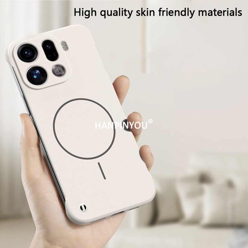หรูหรา Ultrathin Liquid Frameless Hard Case สําหรับ OPPO รูปที่ 5