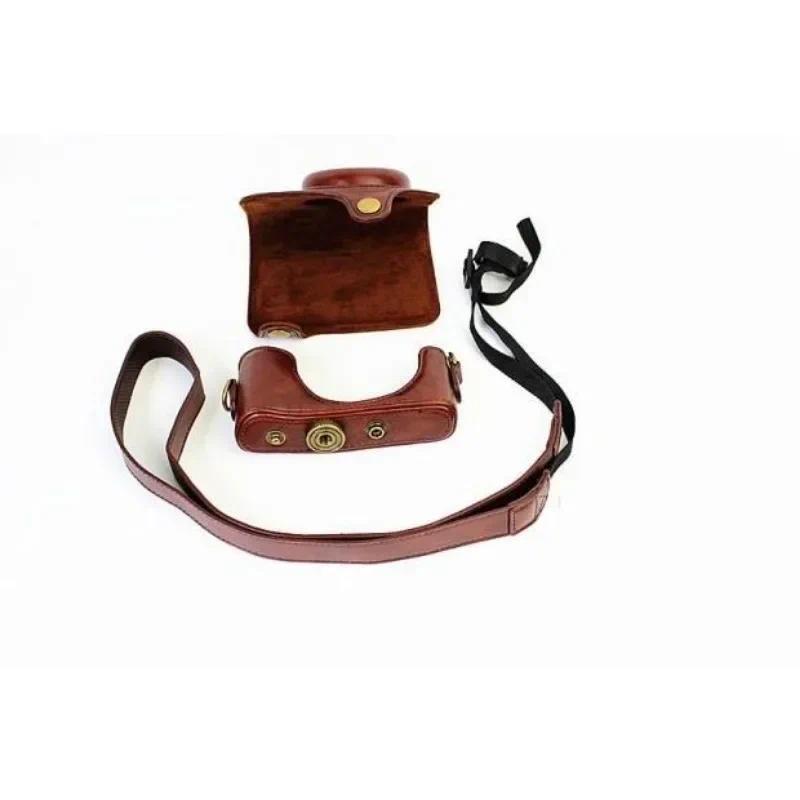 สําหรับ Canon PowerShot SX740 HS SX730 SX720 กล้อง Retro PU หนังไหล่กระเป๋ายิงกล้องฝาครอบป้องกัน SX7