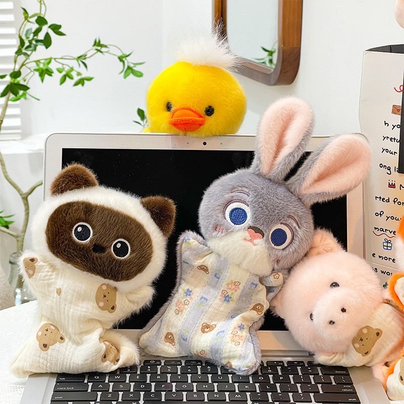 Bunny Bean Bag Soothing Towel Doll Piggy Plush Doll Soft Decompression Childrens Gift