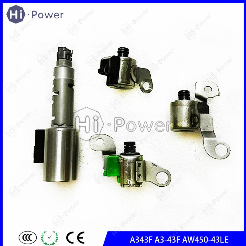 4PCS AW450-43LE A3-43F A343F A340E AW-4, A340F, A340H 35290-34010 เกียร์อัตโนมัติ Solenoid A340E-F ส
