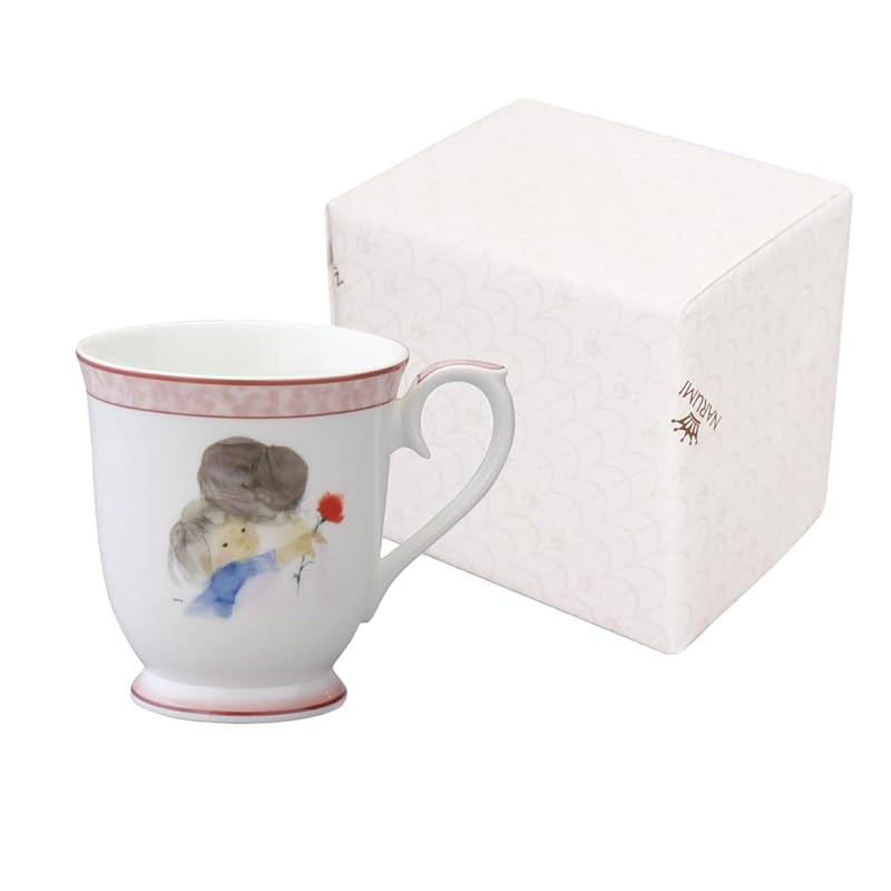 NARUMI Mug, Mother's Day, Chihiro Iwasaki, 290cc, Pink, Carnation, Cute, Wedding Gift, Mother's Day 