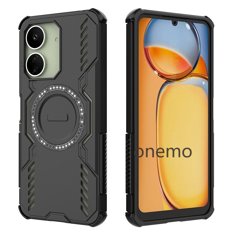 ปลอกสําหรับ Xiaomi Poco C65 4G Poko PocoC65 2310FPCA4G 2310FPCA4I เคสโทรศัพท์กระจายความร้อนรถผู้ถือแ