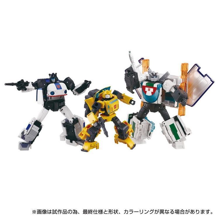 TAKARA Transformers Toy DCS Scene Plug Star 500kg Top Bumblebee Jazz Three Set