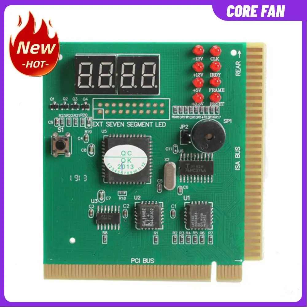 วันนี้S Pick 4 หลัก Pc Analyzer Diagnostic Post Card เมนบอร์ดเครื่องทดสอบสําหรับ Isa หลัก Board