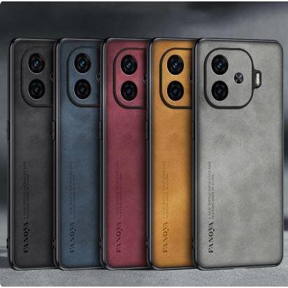 FANOYA PREMIUM NAPPA LEATHER SOFT CASE สําหรับ IQOO Z9 / Z9X