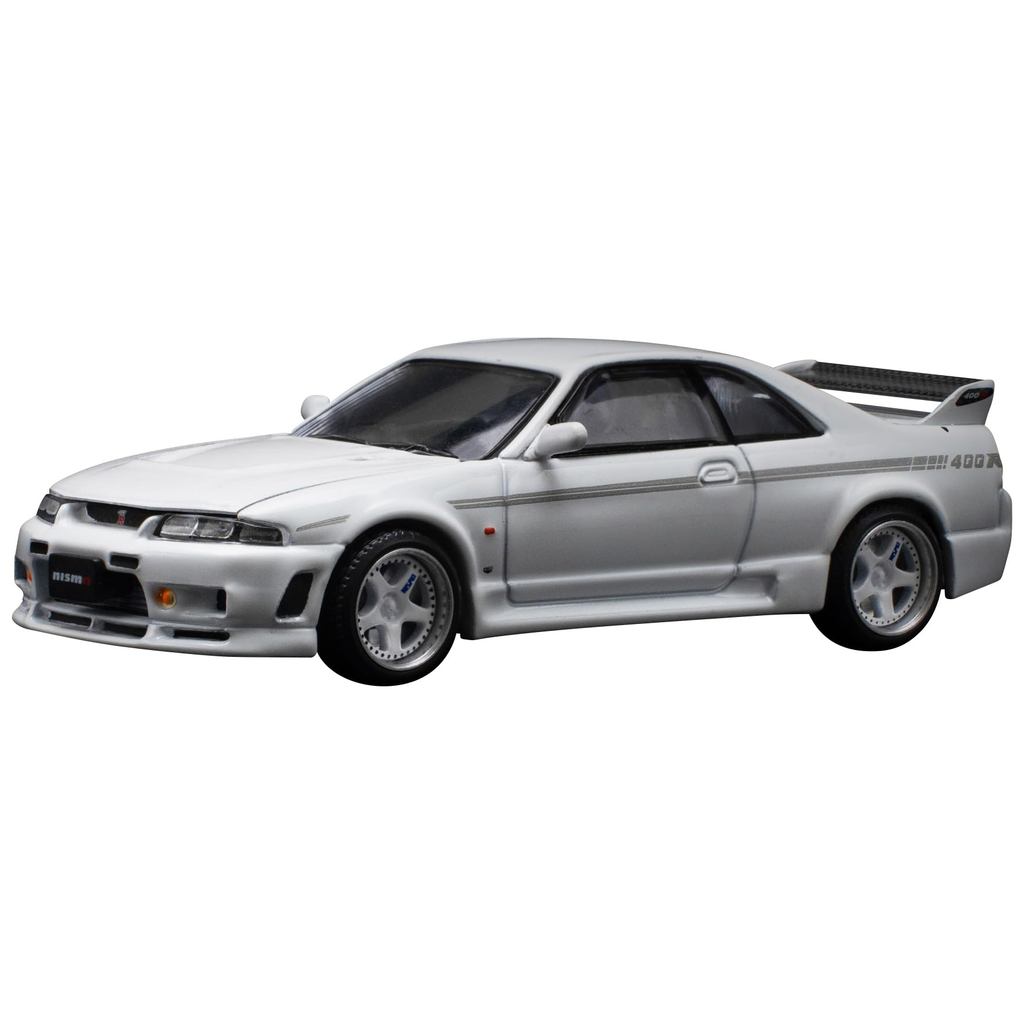 POP RACE 164 NISSAN GT-R R33 NISMO 400R - สินค้าสำเร็จรูปสีขาว