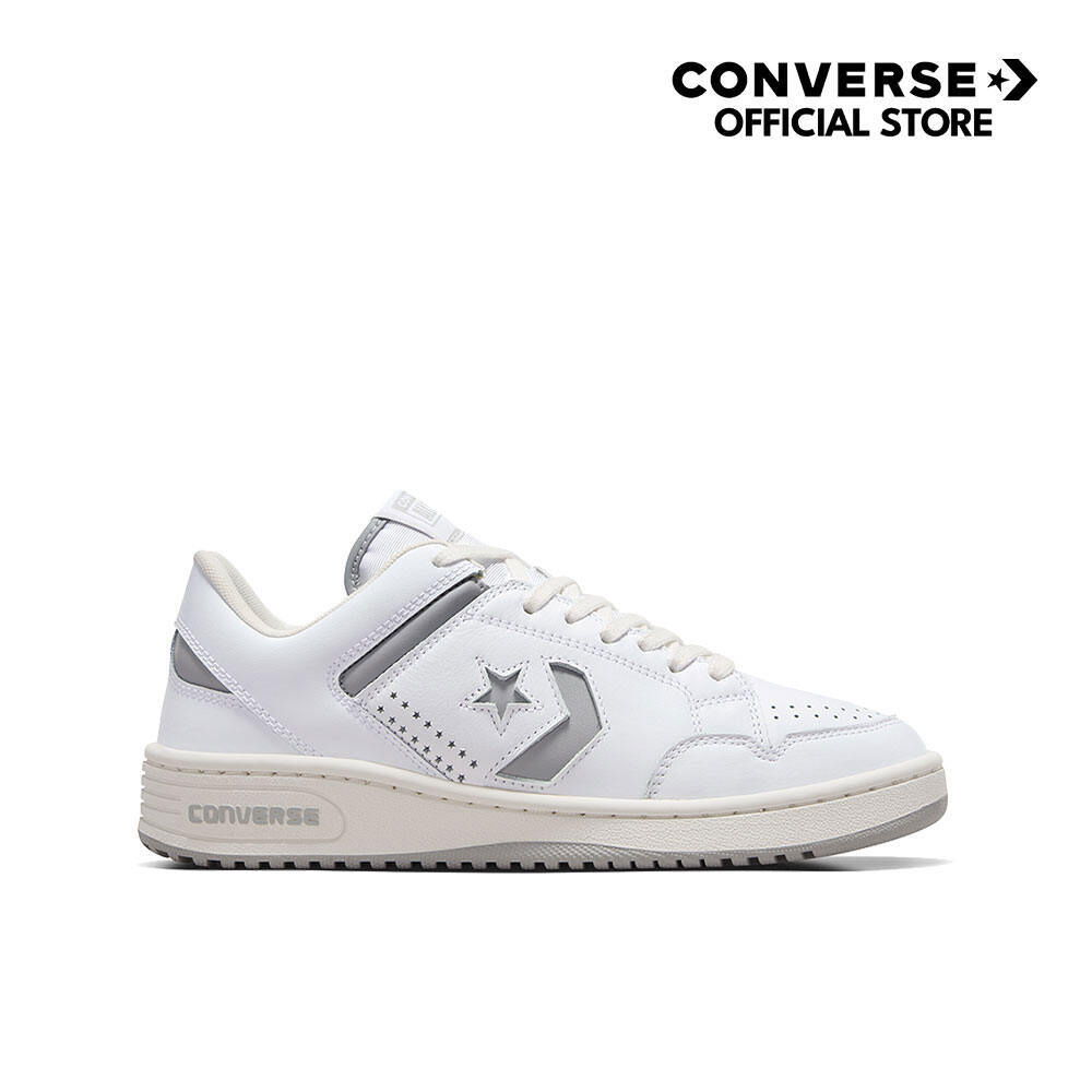 CONVERSE รองเท้า WEAPON SEASONAL COLOR LEATHER OX WHITE/GREY ผู้ชาย A12335CM_H4WTGY