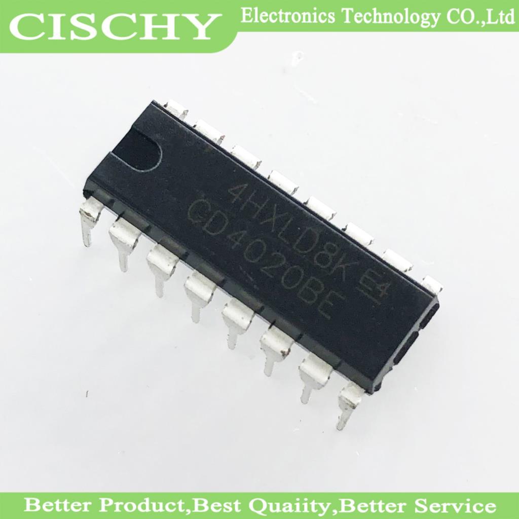 10 ชิ้น CD4026BE In-Line CD4026 HEF4026BP In-Line 16 Pins CD4020BE CD4021BE CD4023BE CD4024BE CD4028