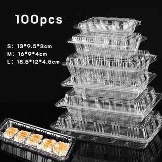 กล่องพลาสติกใส เบอร์ ใส่ขนมหวาน ทองหยอด ทองหยิบ จัดเบรค ขนมเดลิเวอรี่ แพคละ100 ใบ