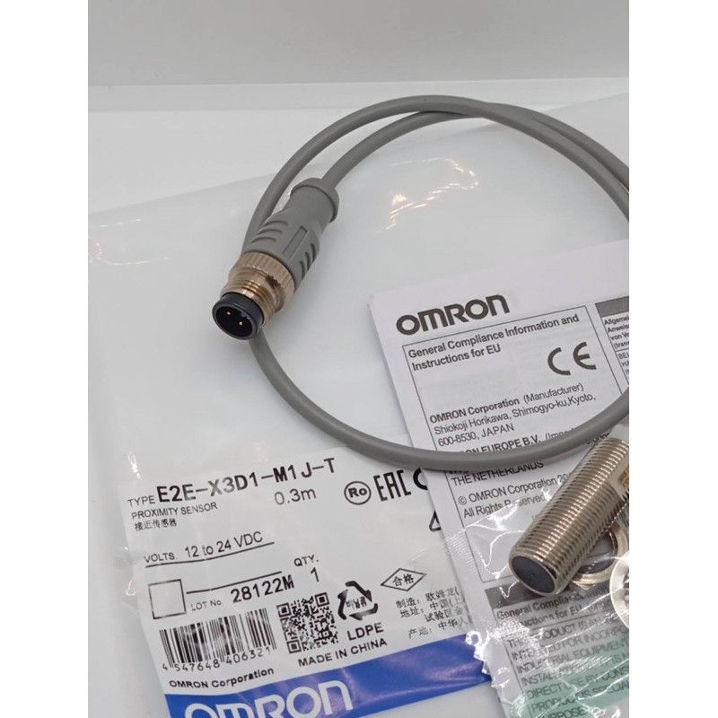 NEW1 E2E-X3D1-M1J-T เซ็นเซอร์ E2E-X3D1-M1J-T สายเซ็นเซอร์ ถ่ายจากสินค้าจริง ร้านในไทย ส่งของทุกวัน