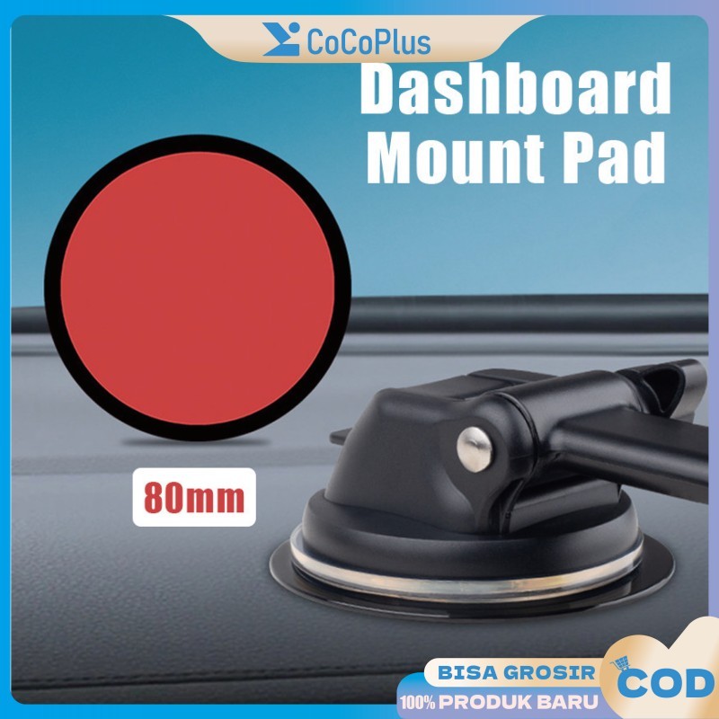 HP Universal Car Dashboard Mat Vibration Damper สําหรับผู้ถือโทรศัพท์ GPS Dash Cam 80 มม.