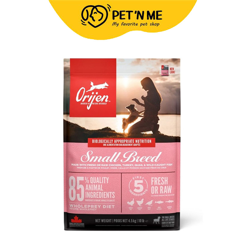 [จัดส่งจากคลัง] ORIJEN โอริเจน สูตร สุนัขพันธ์เล็ก 4.5 kg [0064992714772]