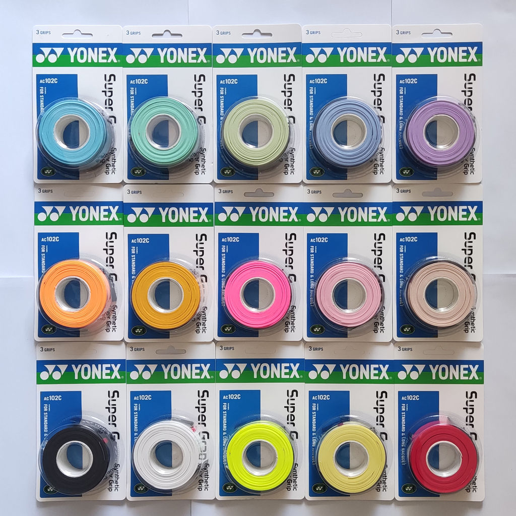 YY Overgrip AC102C เทปจับแร็กเก็ตแบดมินตัน แบบ Super Grip