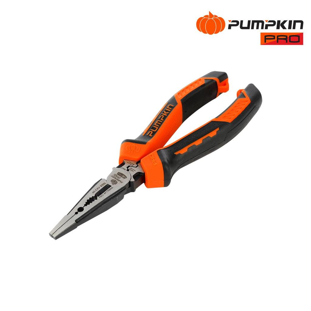 PUMPKIN PRO คีมปากแหลมอเนกประสงค์ ORIGIN ด้ามหนา 6.5″ PRO-OGRP6M/17795