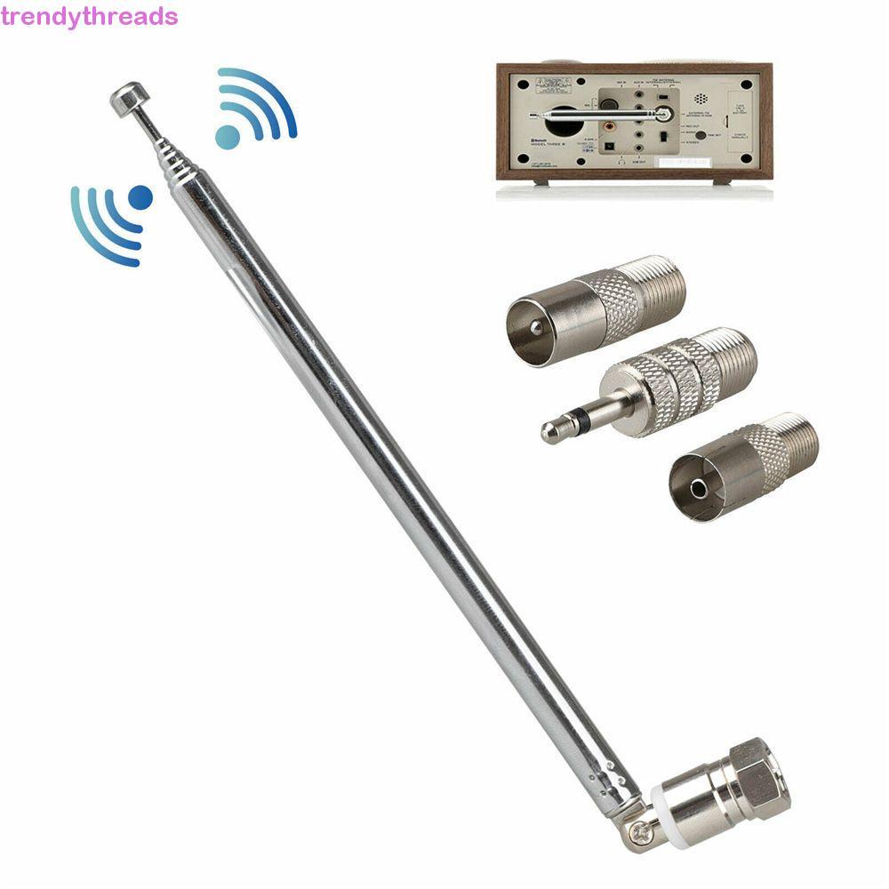 TRENDYTHREADS Aerial FM F Type พร้อมอะแดปเตอร์ TV/3.5 5V 10W 86-106MHz