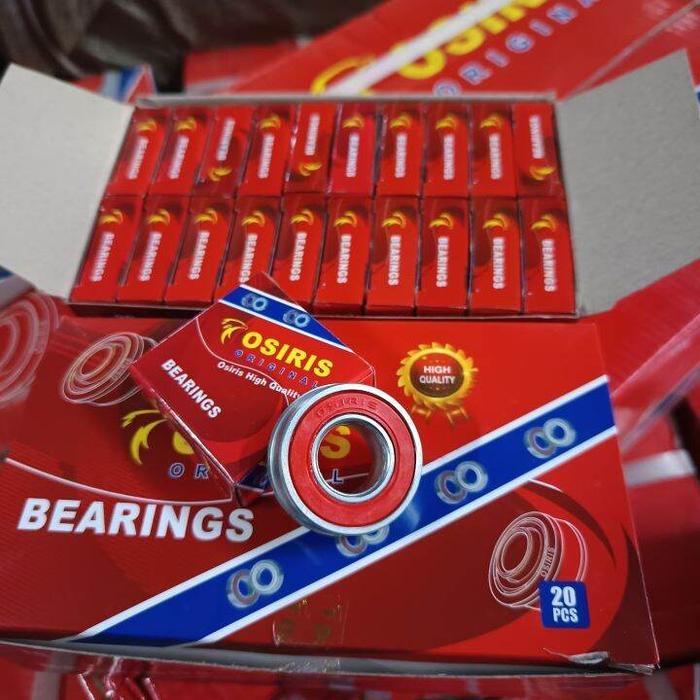 20 ชิ้น Osiris Bearing Cart Wheel Bearing Bearing Bearing Bearing 1 นิ้วต่อกล่อง
