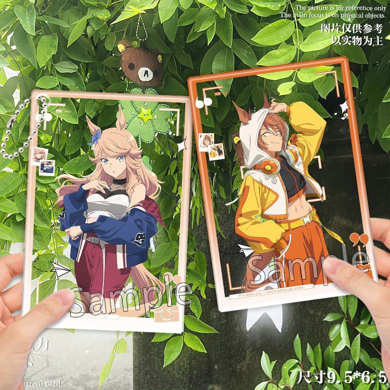 พวงกุญแจอนิเมะ Derby Tomka สวย ‌Oguri Cap Tamamo Cross Men Key Chain สําหรับผู้หญิงรูปการ์ตูนอะคริลิ