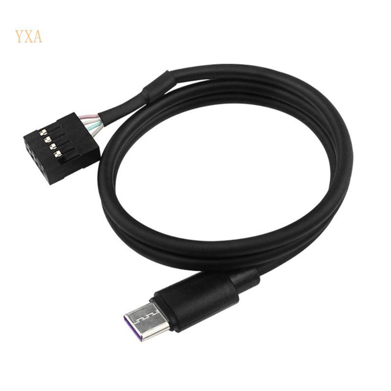 YXA Secure Connection 9Pin To Type C สายไฟสําหรับอุปกรณ์เสริมคอมพิวเตอร์