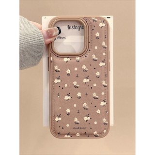สําหรับ IPhone 17 16 15 14 Plus 13 12 11 Pro Max X XR XS Max 7 8 Plus น่ารักการ์ตูนฤดูหนาวดอกไม้เคสโทรศัพท์ปกอ่อน