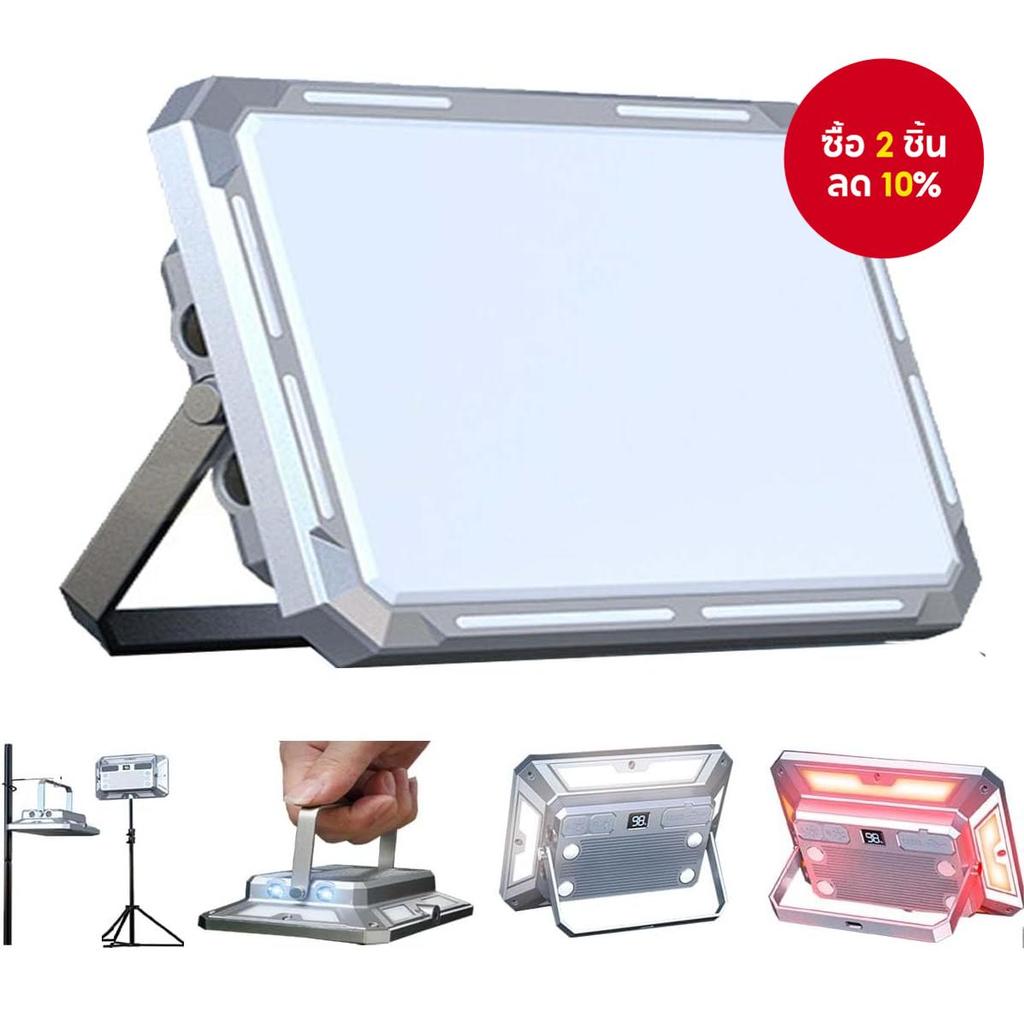 Kxk-686 XPE LED 1000LM ไฟทํางานน้ําท่วม Type-C ชาร์จแบตเตอรี่ในตัว IP44 กันน้ํากลางแจ้งทํางาน Campin