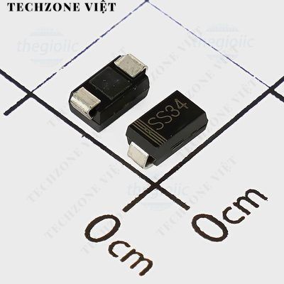 [30 ชิ้น]- SS34 SMA Schottky Diode 3A TechZone Viet