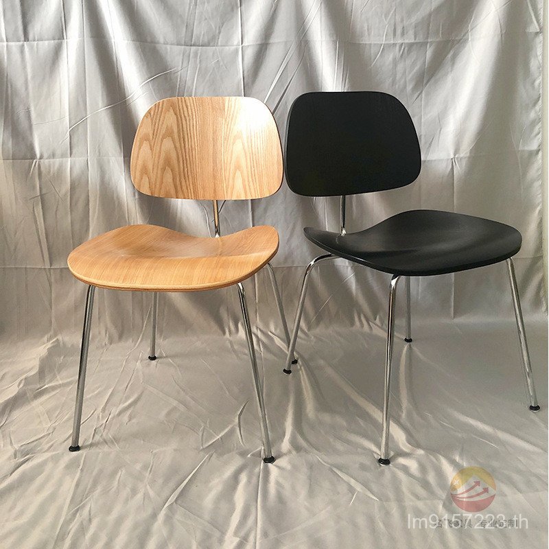 สตูลห้องนั่งเล่น Leisure Eames เก้าอี้รับประทานอาหารร้านอาหารสไตล์ Cafe B & B Bendwood ยุคกลางโรงแรม