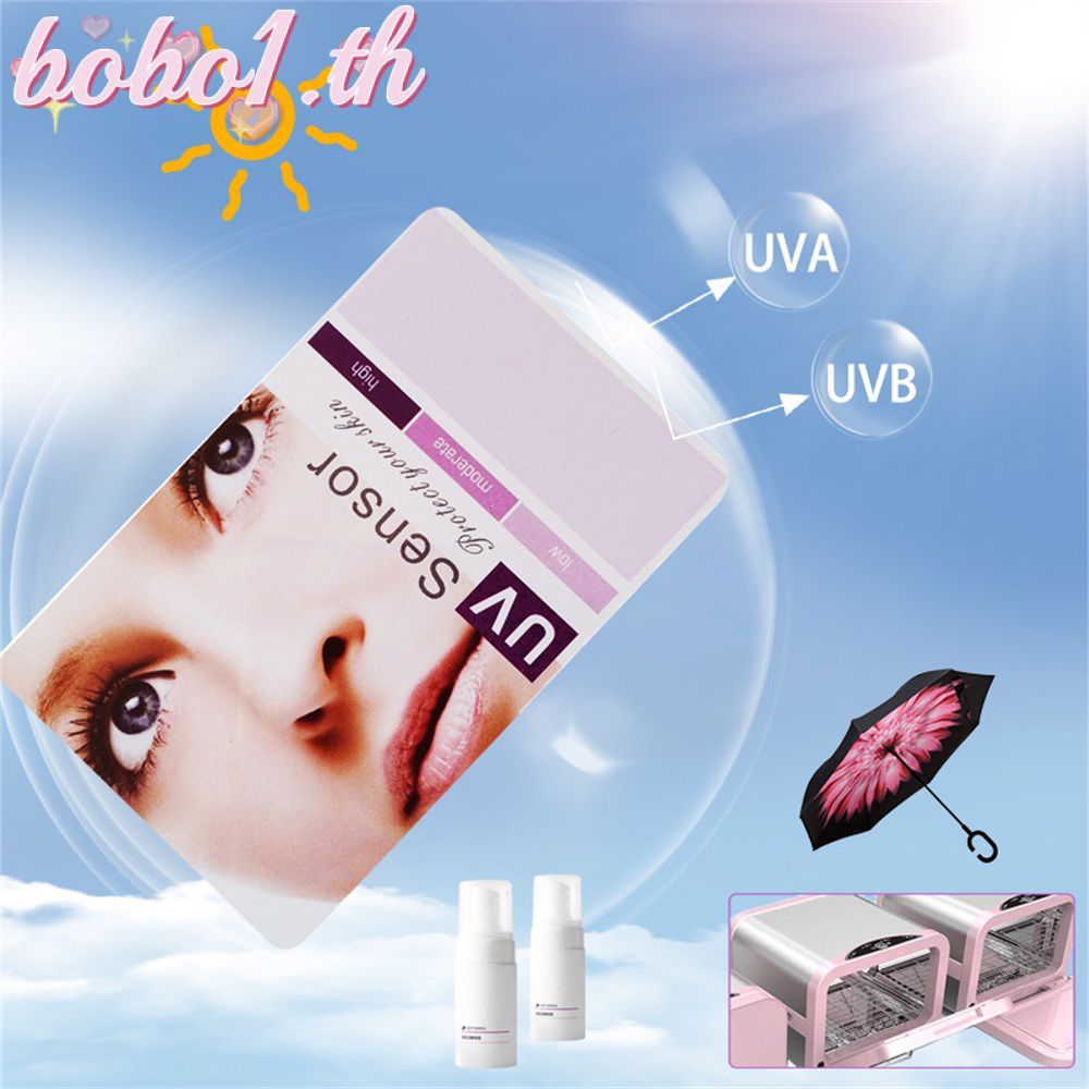 การ์ดตรวจจับ UV Sun Protection สะดวกสําหรับกิจกรรมกลางแจ้ง Poolside UV Detector สําหรับกีฬากลางแจ้งเ
