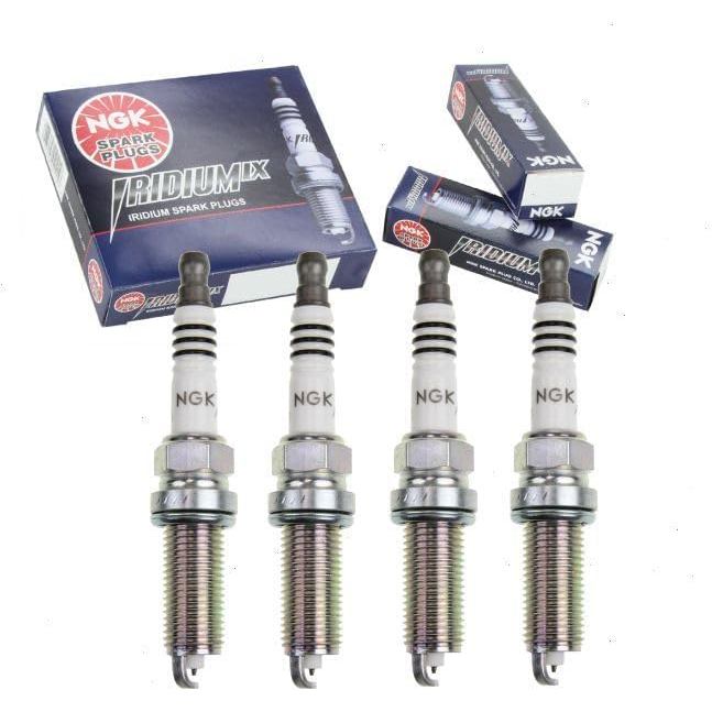 หัวเทียน NGK Iridium IX 4 ชิ้นเข้ากันได้กับ Nissan Sentra 1.8L 2.0L 2.5L L4 2007-2019