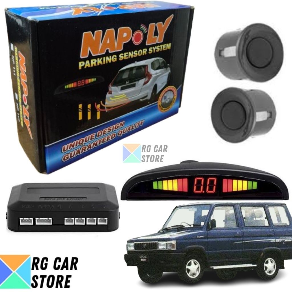 LAYAR หน้าจอดิจิตอล 2 จุดของแท้ Kijang Super Parking Sensor Napoly PnP Toyota Kijang