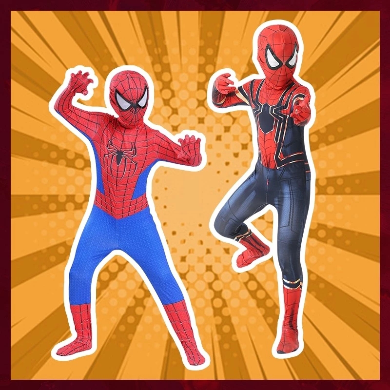 【สต็อกไทย ส่งไว 24 ชม】 ชุดคอสเพลย์ Spider Man ชุดซูเปอร์ฮีโร่เด็กชาย ชุดสไปเดอร์แมน เครื่องแต่งกาย 3D ชุดเด็กสไปเดอร์แมน thumbnail 8