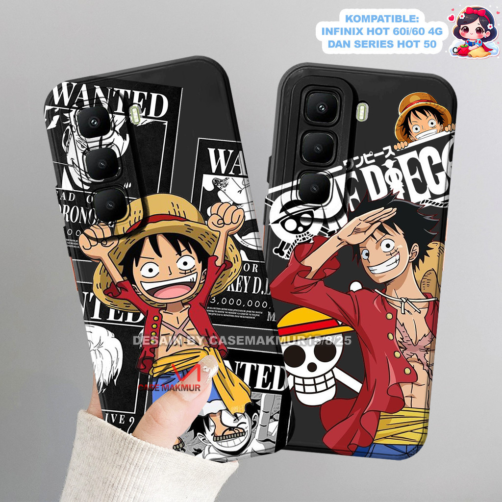 Infinix Hot 60i / 60 4g / 50 4g 5g / 50 Pro / 50 Pro Plus Softcase - Cute Pirate Anime Motif