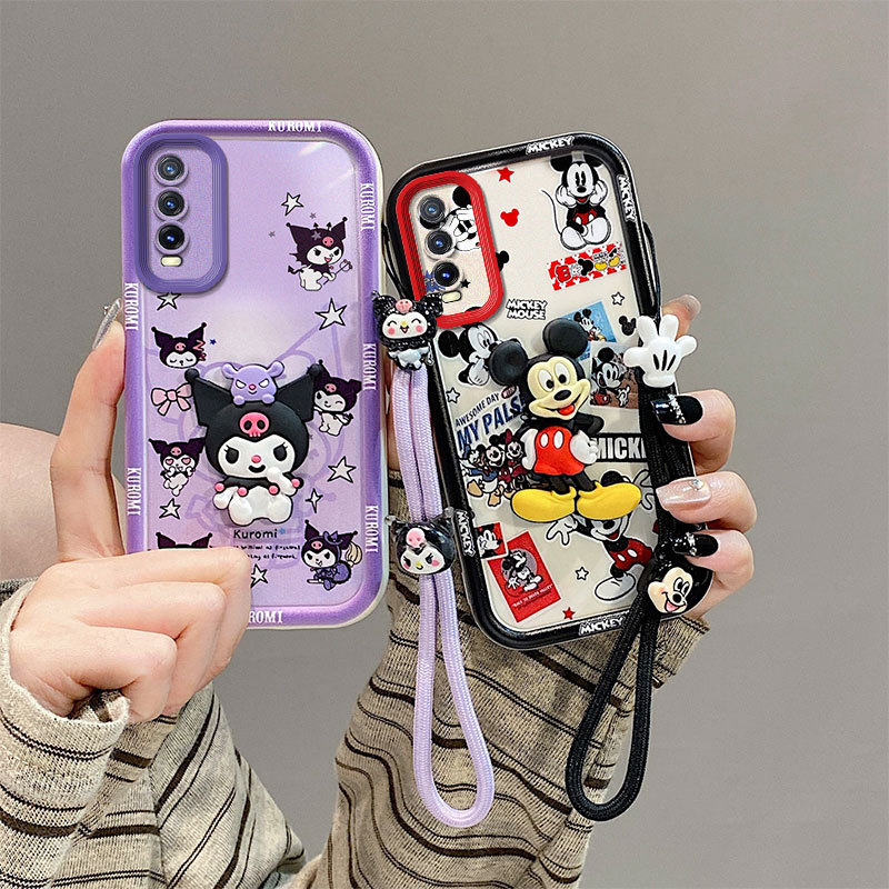 เคส VIVO Y20 Y11S Y12S Y20A Y20SG Y20S น่ารัก Anti fall อะนิเมะการ์ตูน TPU เคสโทรศัพท์ซิลิโคนอ่อนนุ่ม YXML
