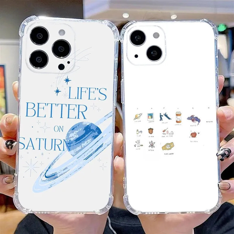 TK-1 Saturn นักร้อง S-SZA เคสโทรศัพท์สําหรับ iPhone 13 12 Plus Pro XR XS X 7 8 Plus SE Mini ซิลิโคนโ