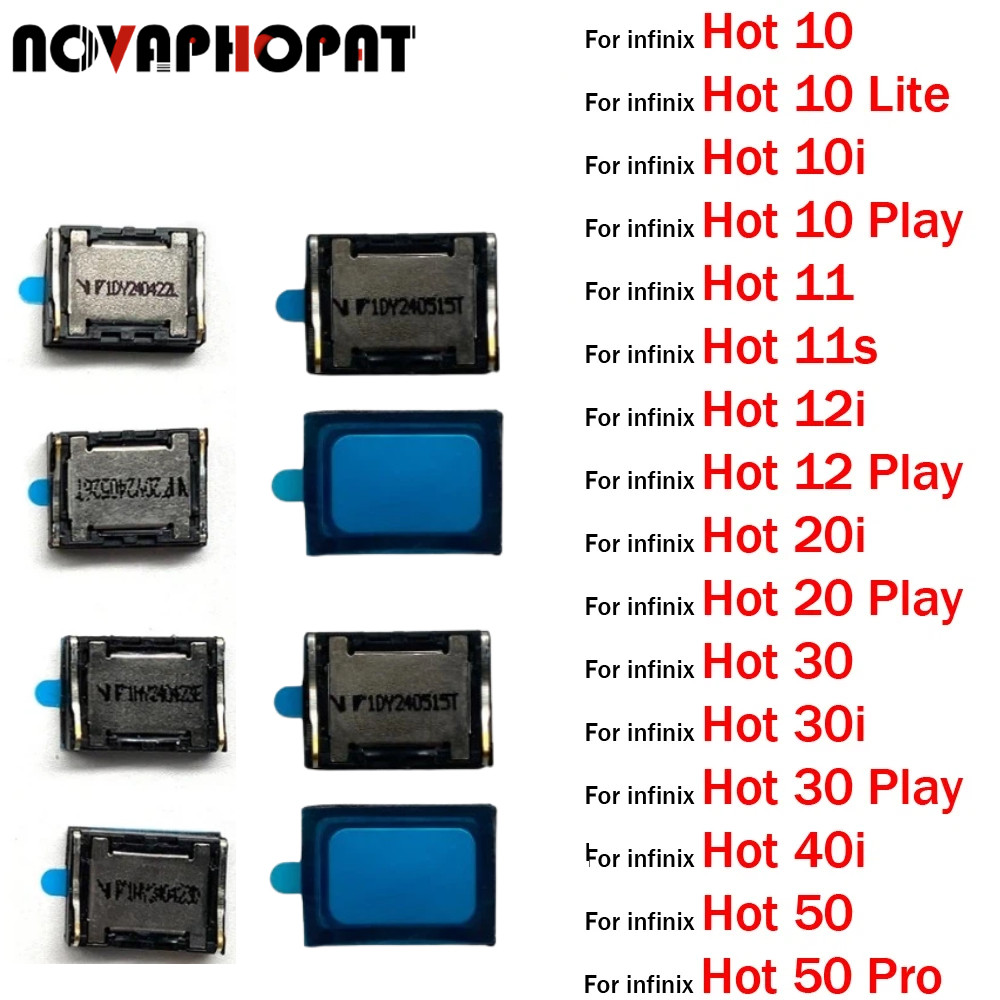 ลําโพงสําหรับ infinix Hot 10 10i 10S 11 11s 12 12i 20 20S 20i 30 30i 40 40i 50 50i Play Lite Pro Loud ลําโพง Buzzer เพลง Ringer เปลี่ยนชิ้นส่วน