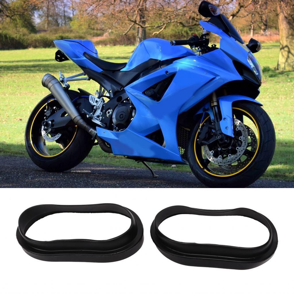 ACAGALA 2 ชิ้น Air Intake Tube ท่อยาง Boot ท่อเข้าซีลใช้งานร่วมกับ GSXR 600 750 1000