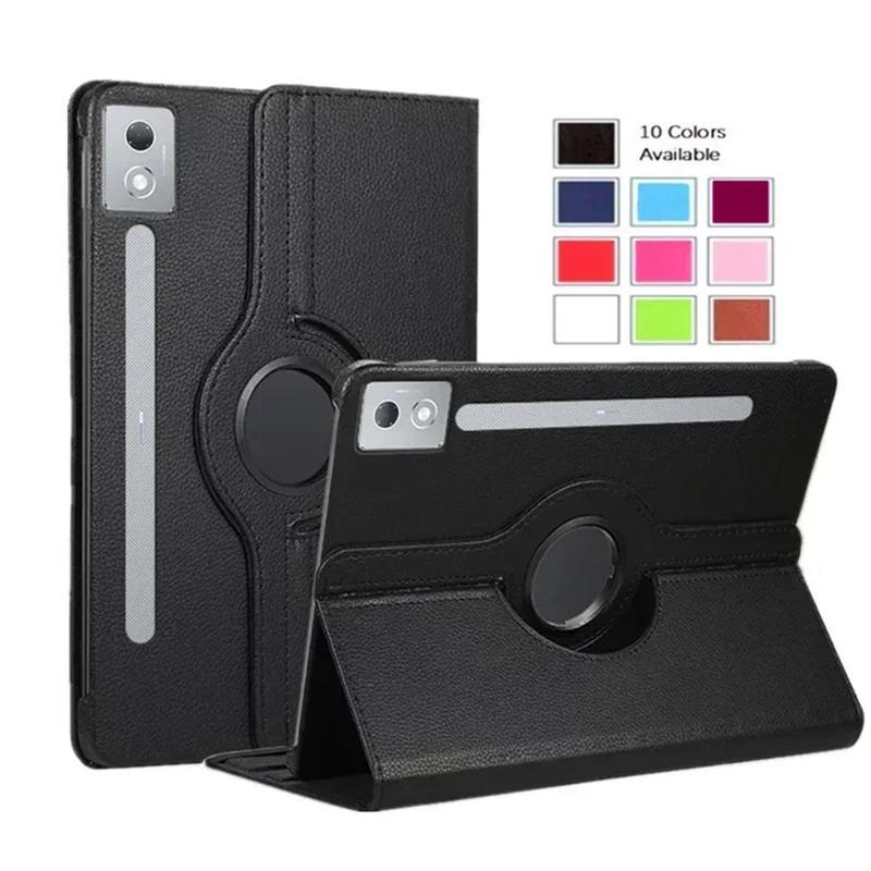 เคสหมุนได้ 360 องศาสําหรับ Lenovo Xiaoxin Pad Pro 12.7 นิ้ว 2025 Funda TB373FU/TB375FC หนัง Wake Up/sleep แท็บเล็ตกรณี