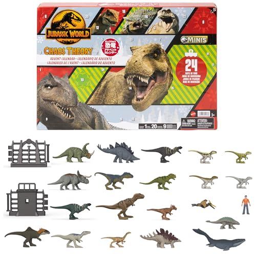 Mattel Jurassic World Survival Mission Dinosaur Advent Calendar Kids' Figure Toy Ages 3+ JBG37ㅤDirec
