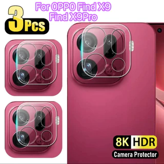 For OPPO Find X9/X9Pro/A6Pro/A6X/A5Pro/Reno14/14F/14Pro/Reno15/15Pro/15F/15ProMax ฟิล์มกันรอยกล้องหลังแบบใส กระจกนิรภัย