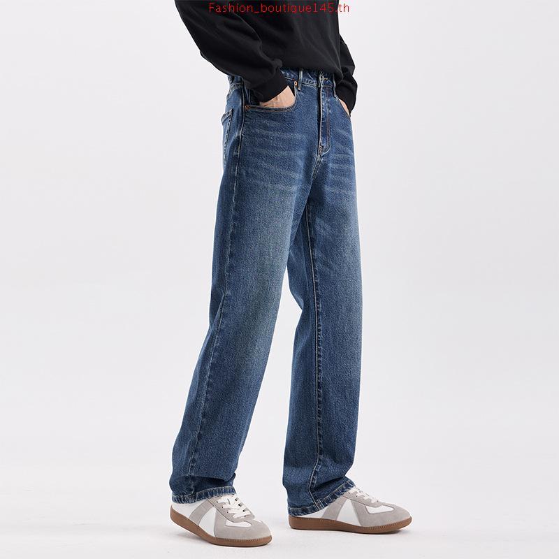 GQ Minimal Jeans - Relaxed Fit กางเกงยีนส์สไตล์มินิมอล 7 กระเป๋า ทรงหลวม
