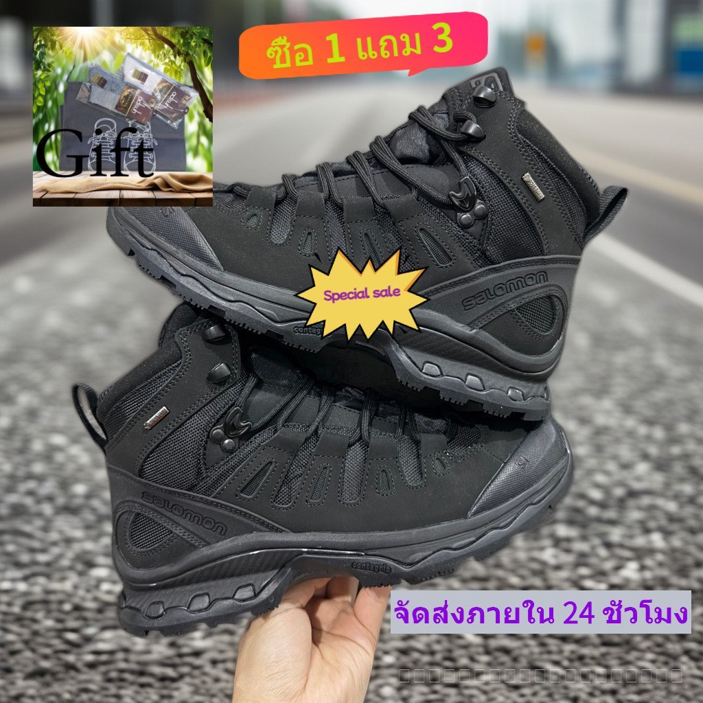 Salomon XT-Quest 4D GTX Forces 2 EN รองเท้าเดินป่าผู้ชายสำหรับกิจกรรมกลางแจ้ง มีเทคโนโลยีป้องกันลื่น