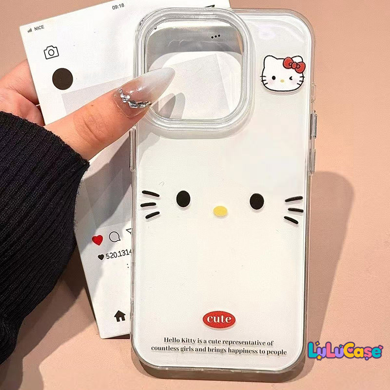 เคสไอโฟน Redmi Note 13 14 12 11 11S 10 8 Pro Plus 13C 14C 12C 9C 12 10C 9T 9A A1 POCO C75 C61 การ์ตูนคิตตี้ปก IMD ใหม่