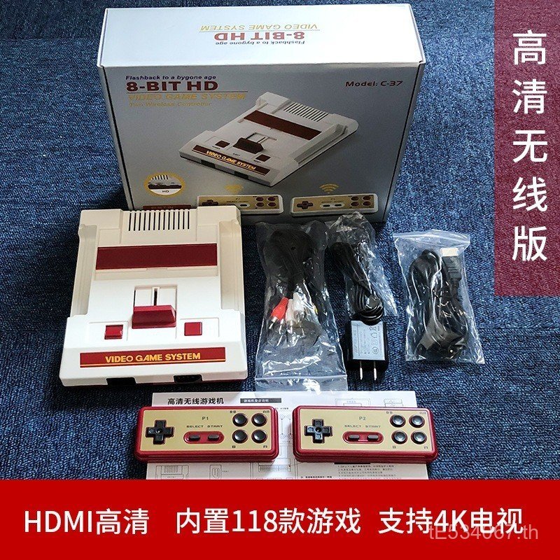HDMI Wireless HD 2.4G Nostalgic TV Home Output Classic Support NES Smart Game Console Red White Cons
