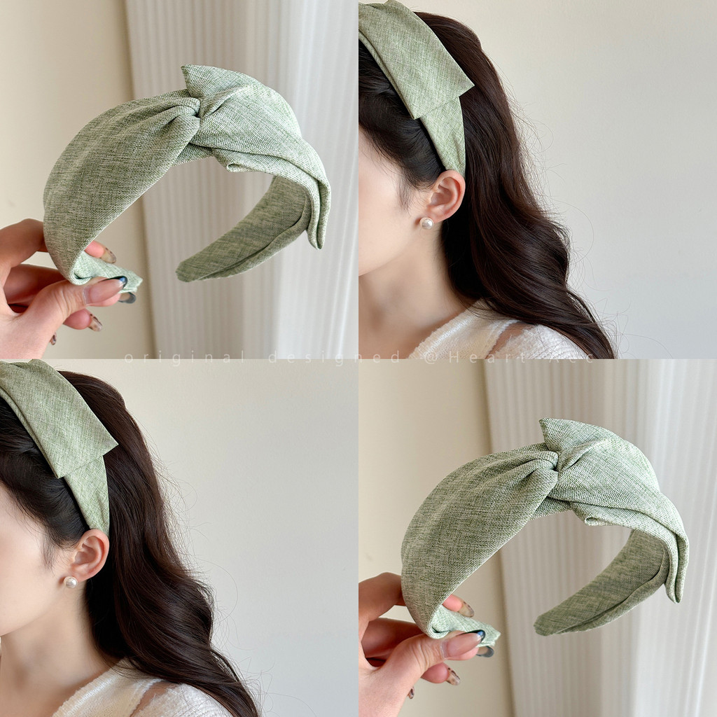 ที่คาดผมปีกกว้างสำหรับผู้หญิง สไตล์ตะวันตก เหมาะกับคนที่มีกระโหลกด้านบนสูง