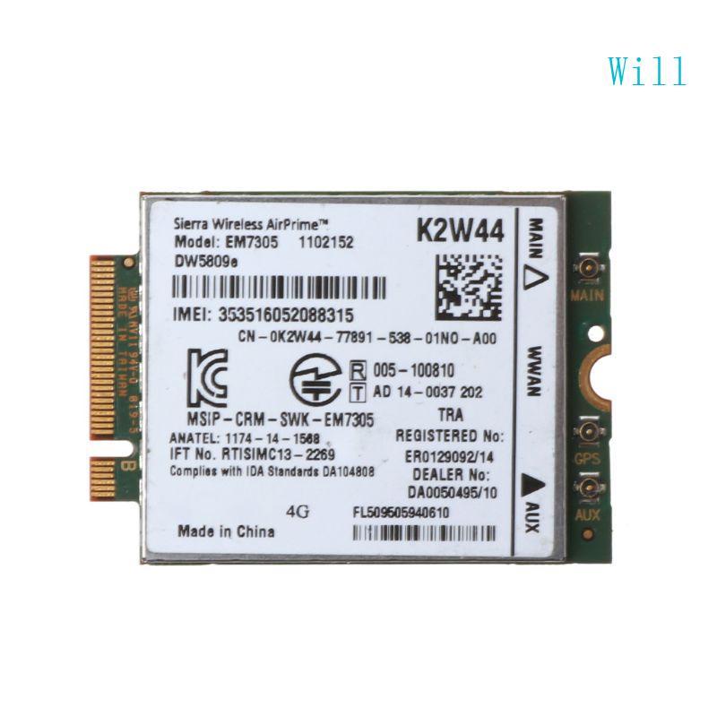 จะสําหรับ Dell E7450 E7250 7250 E5550 5550 E5450 การ์ด WWAN EM7305 DW5809E