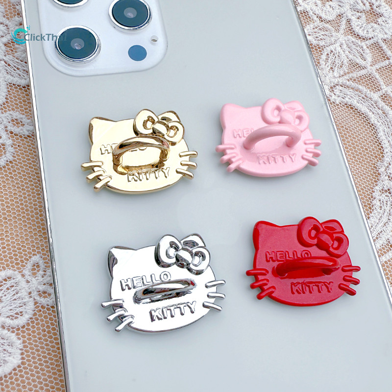 KT เคสโทรศัพท์แมวหัวเข็มขัดด้านหลัง DIY โซ่โทรศัพท์หัวเข็มขัดแขวนจี้โทรศัพท์ตะขอการ์ตูน